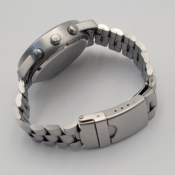 WENGER Swiss Army Men COMMANDO CHRONOGRAPH Black Sunburst Watch Military - Picture 14 of 16